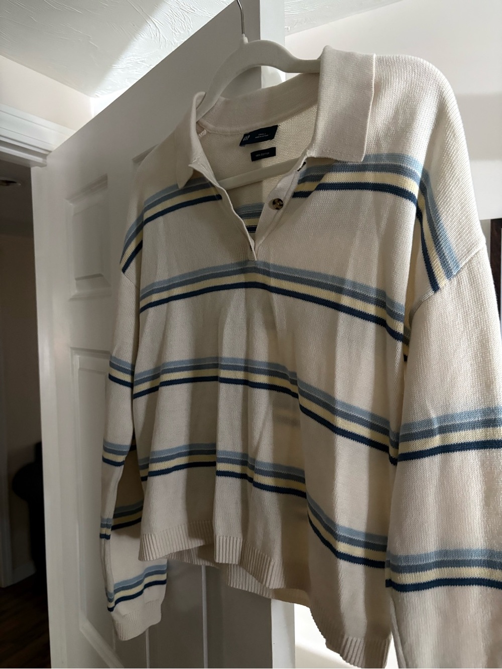 Gap Cotton Striped Relaxed Polo - Picture 3 of 3